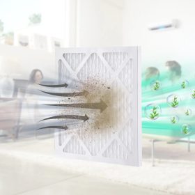   Előszűrő  5 db-os csomag első szintű 40x40 cm ipari levegőtisztító gépekhez