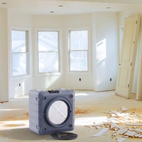   Ipari légtisztító, negatív nyomású levegőgép 3 fokozatú szűréssel, 550 CFM légszállítással