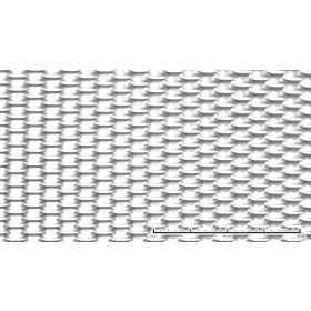 Expandált lemez acél 1500x2000x1,5 mm tábla 47x18 mm lyuk hatszög 