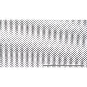   Expandált lemez acél 1000x2000x1,5 mm tábla 12x9mm lyuk négyzet alakú nyílások áteresztő felület: 66%