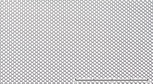 Expandált lemez acél 1000x2000x1,5 mm tábla 12x9mm lyuk négyzet alakú nyílások áteresztő felület: 66%