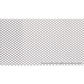   Expandált lemez acél 1250x2500x1,5 mm tábla 16x12 mm lyuk négyzet alakú nyílások áteresztő felület: 75%