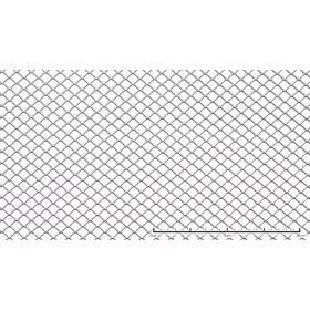   Expandált lemez acél 1000x2000x1,5 mm tábla 20x15 mm lyuk négyzet alakú nyílások áteresztő felület: 77%