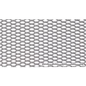   Expandált lemez  1000x2000x3 mm tábla 45x16,5 mm lyuk hatszög áteresztő felület: 52% 