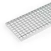 Horganyzott lépcsőrács 100x100 cm acél lépcsőfok 30x3 mm rács anyagvastagság