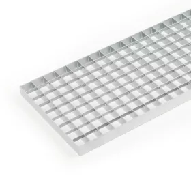   Horganyzott lépcsőrács 120x100 cm acél lépcsőfok 30x3 mm rács anyagvastagság