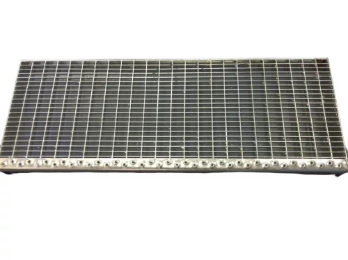 Horganyzott lépcsőrács 80X30,5 cm acél lépcsőfok