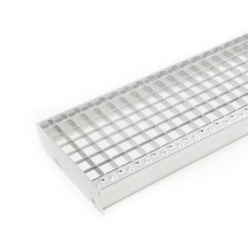 Horganyzott lépcsőrács 100x24 cm acél lépcsőfok