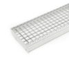 Horganyzott lépcsőrács 60x27 cm acél lépcsőfok
