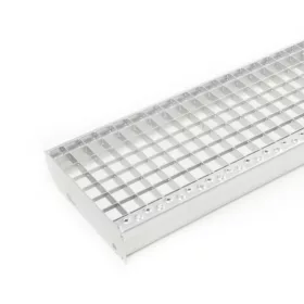 Horganyzott lépcsőrács 80x27 cm acél lépcsőfok
