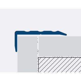   AV Lépcsőszegély matt ezüst 900 mm eloxált alumínium lépcső élvédő sarokvédő