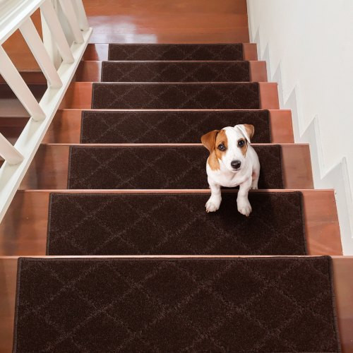 Step Mats Téglalap Alakú Lépcsőszőnyeg 716 X 232 Mm , 15 Db. Lépcsőszőnyeg Lépcsőszőnyegek Kemény Strapabíró Könnyen Ápolható Csúszásmentes Lépcsőszőnyeg Lépcsőszőnyeg Beltéri Használatra Texturált