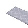 Csúszásmentes lépcsőszőnyeg 71 × 23 cm, 15 darab világosszürke mosógépben mosható zajcsökkentő szőnyeg
