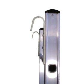   Biztonsági kampó teleszkópos vagy összecsukható létrához kétféle méretben 