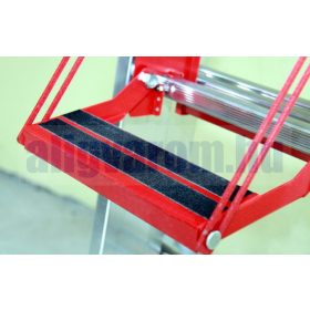   Univerzális biztonsági platform, mely kényelmessé teszi a létrán állást, bármilyen létrával kompatibilis