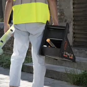  Létraszintező platform egyenetlen talajhoz 172 kg teherbírás, univerzális létrastabilizátor