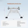 Létrastabilizátor teleszkópos és kitolható létrákhoz 815x710x55 mm 150 kg teherbírás, állítható támasztólábakkal