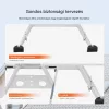 Létrastabilizátor teleszkópos és kitolható létrákhoz 815x710x55 mm 150 kg teherbírás, állítható támasztólábakkal