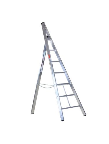 Háromlábú mezőgazdasági alumínium létra 8 fokos 1,79 m 
