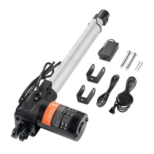 24V Lineáris aktuátor készlet 250 mm löket, 25 mm/s sebesség, 1000 N tolóerő, IP44 védelemmel