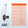 12V lineáris aktuátor 6000 N tolóerő, 350 mm löket, 5 mm/s sebesség, IP44 védelemmel, ≤50 dB zajszint