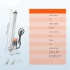 12V lineáris aktuátor 1000 N tolóerő, 300 mm löket, 14 mm/s sebesség, IP54 védelemmel, ≤50 dB zajszint