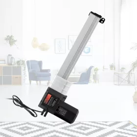   24V Lineáris aktuátor készlet 330 mm löket, 14 mm/s sebesség, 1000 N tolóerő, IP44 védelemmel