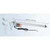 12V lineáris aktuátor 1500N tolóerő, 450 mm löket, 5 mm/s sebesség, IP54 védelemmel, ≤60 dB zajszint