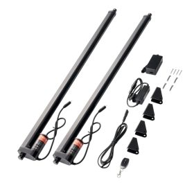   12V lineáris aktuátor készlet 2 db tolómotor 760 mm löket, 9 mm/s sebesség, 1000 N tolóerő, IP54 védelemmel