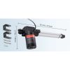 12V lineáris aktuátor 6000N  tolóerő, 200 mm löket, 5 mm/s sebesség, IP44 védelemmel, ≤50 dB zajszint