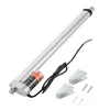 12V lineáris aktuátor 1500 N tolóerő, 400 mm löket, 5 mm/s sebesség, IP54 védelemmel, ≤60 dB zajszint