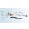 12V lineáris aktuátor 1500 N tolóerő, 400 mm löket, 5 mm/s sebesség, IP54 védelemmel, ≤60 dB zajszint