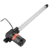 12V lineáris aktuátor 6000 N tolóerő 400 mm löket, 5 mm/s sebesség, IP44 védelemmel, ≤50 dB zajszint