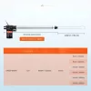12V lineáris aktuátor 6000 N tolóerő 400 mm löket, 5 mm/s sebesség, IP44 védelemmel, ≤50 dB zajszint
