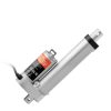 12V lineáris aktuátor 1500N tolóerő, 100 mm löket, 5 mm/s sebesség, IP54 védelemmel, ≤60 dB zajszint