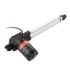 12V lineáris aktuátor 6000N tolóerő, 250 mm löket, 5 mm/s sebesség, IP44 védelemmel, ≤50 dB zajszint