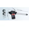 12V lineáris aktuátor 6000N tolóerő, 250 mm löket, 5 mm/s sebesség, IP44 védelemmel, ≤50 dB zajszint