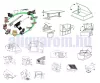 Tolómotor 450 mm löket 10 mm/s 700 N 24V nyitó pozicionáló motor Lineáris aktuátor ablaknyitó emelő szerkezet tolattyú