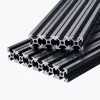 Alumínium profil készlet 10 db 2000 mm T-nyílású alumínium profil 2020 eloxált lineáris sín