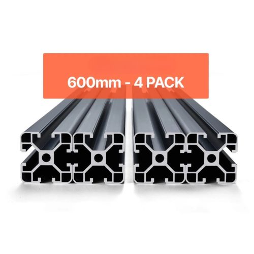 Alumínium profil készlet 4 db 600 mm T-nyílású alumínium profil 4040 eloxált lineáris sín