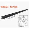 Alumínium profil készlet 10 db 1500 mm T-nyílású alumínium profil 2020 eloxált lineáris sín