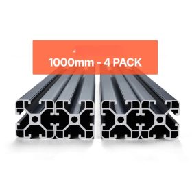   Alumínium profil készlet 4 db 1000 mm T-nyílású alumínium profil 4040 eloxált lineáris sín