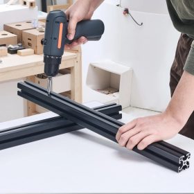   Alumínium profil készlet 4 db 1000 mm T-nyílású alumínium profil 4040 eloxált lineáris sín