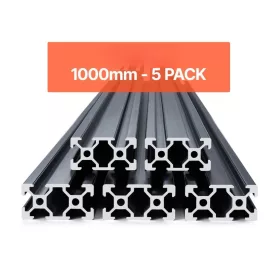   Alumínium profil készlet  5 db 1000 mm T-nyílású 2040 extrudált alumínium profil, eloxált lineáris sín