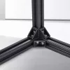 Alumínium profil készlet 4 db 1200 mm T-nyílású alumínium profil 2020 eloxált lineáris sín