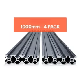   Alumínium profil készlet 4 db 1000 mm T-nyílású alumínium profil 2040 eloxált lineáris sín