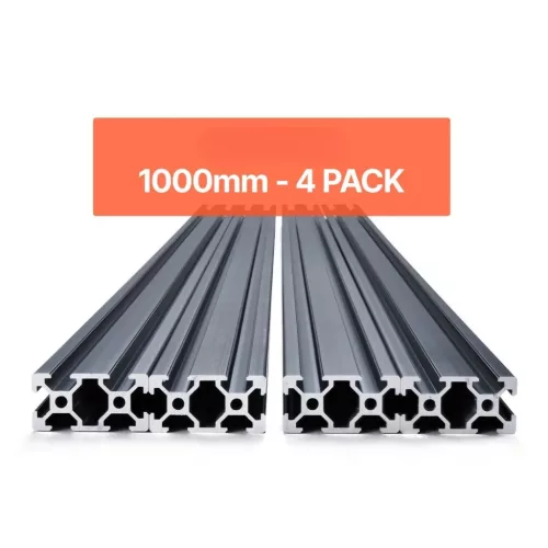 Alumínium profil készlet 4 db 1000 mm T-nyílású alumínium profil 2040 eloxált lineáris sín