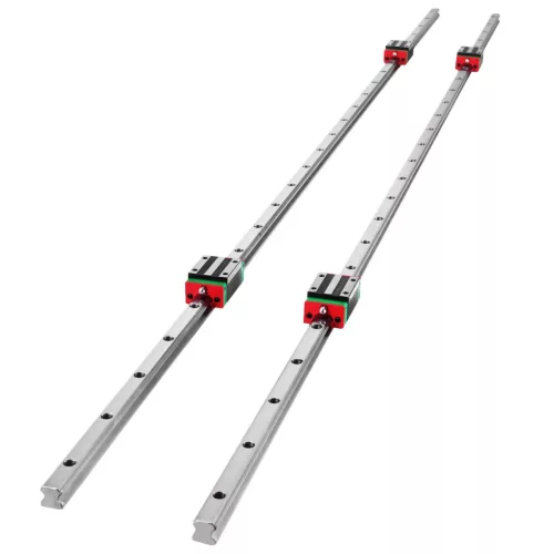  15CA lineáris sín, lineáris csapágyvezető készlet 2 db 1500 mm-es 20-as síntengellyel és 4 db csapágypárnás blokkkal