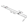  15CA lineáris sín, lineáris csapágyvezető készlet 2 db 1500 mm-es 20-as síntengellyel és 4 db csapágypárnás blokkkal