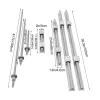 Lineáris vezeték készlet golyósorsóval 300/600/1000 mm SBR20 lineáris vezeték készlet golyósorsóval CNC gépekhez